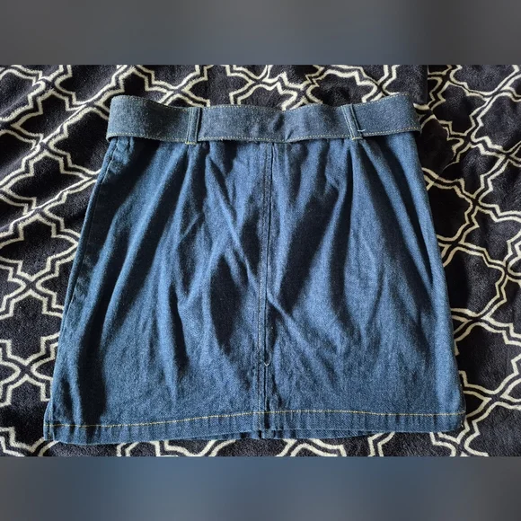Vintage Y2K Jean Skirt And Belt - Picture 4 of 4